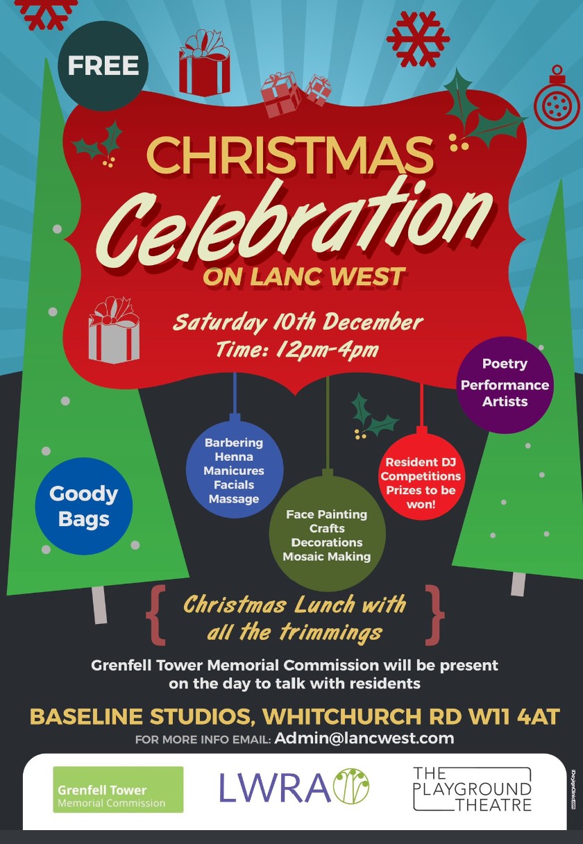 Christmas celebration poster
