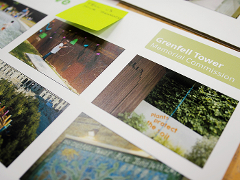 Photo book of Grenfell art